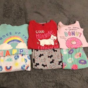 Carter’s winter pjs size 7 - girls